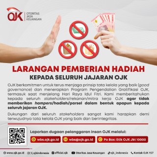 Wajib Tahu, OJK Tidak Pernah Meminta Dana Untuk Pencairan Hadiah